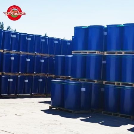 100٪ طبله های طبیعی خمیر گوجه فرنگی ساخته شده از مواد اولیه سرد شکستن با Brix 36-38٪ مطابق با استانداردهای HACCP