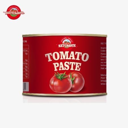 ظرف 70 گرم آسان و راحت از خمیر گوجه فرنگی شیرین و تند