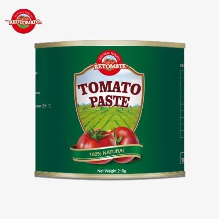 چين کارخانه OEM 210g ميله گوجه فرنگي خمیر استانداردهای توليد تنظیم شده توسط ISO HACCP و FDA