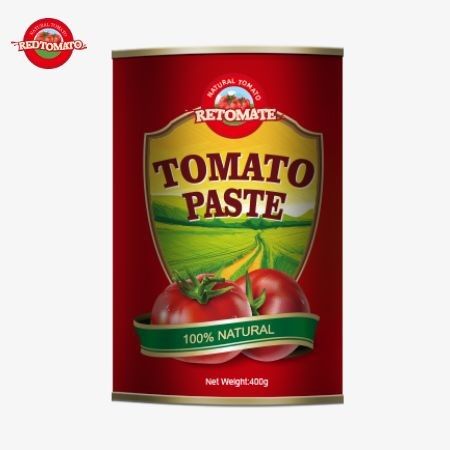 انطباق با کنترل کیفیت سخت ISO HACCP BRC و دستورالعمل های FDA در هر 400g می تواند خمیر گوجه فرنگی تضمین شده است