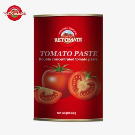400 گرم خمیر گوجه فرنگی با استانداردهای تولید ISO، HACCP BRC و دستورالعمل های FDA مطابقت دارد