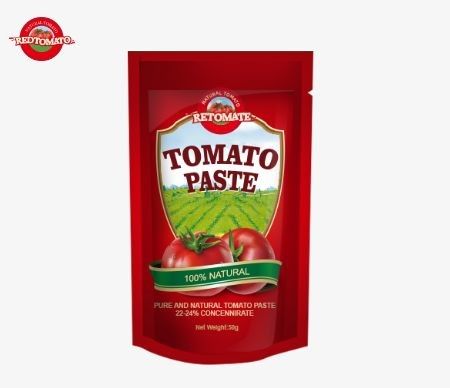 خمیر گوجه فرنگی 50 گرمی با استاندارد های ISO، HACCP و BRC برای قیمت کارخانه مطابقت دارد