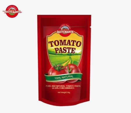 خمیر گوجه فرنگی 50 گرم با استانداردهای ISO HACCP و BRC مطابقت دارد