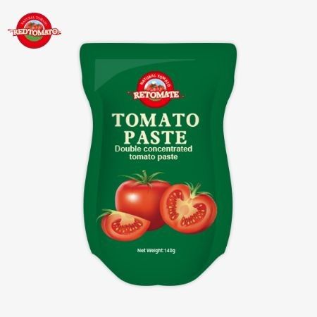 140 گرمي از خمیر گوجه فرنگی شیرین و تر، در 30 درصد تا 100 درصد خلوص