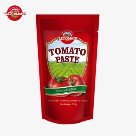 200 گرمي از پاست گوجه فرنگی با استانداردهای ISO HACCP و BRC مطابقت دارد