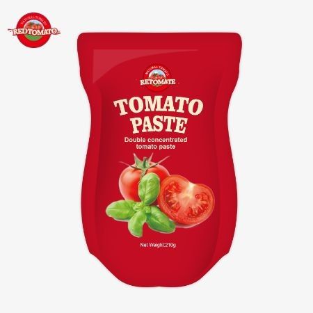 پاست گوجه فرنگي 210 گرمي در حال توليد با استانداردهاي ISO HACCP BRC و FDA مطابقت دارد.