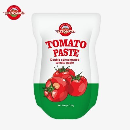 پاست گوجه فرنگی 210 گرم با استانداردهای تولید ISO HACCP BRC و FDA مطابقت دارد