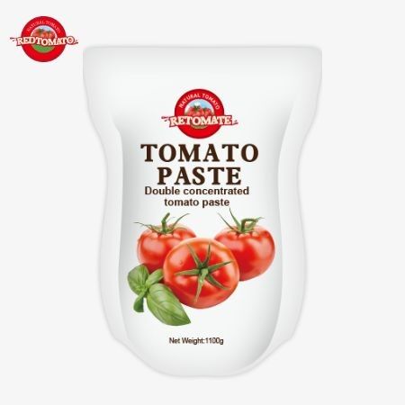 1100 گرام پاکت پاست گوجه فرنگی با استانداردهای ISO HACCP و BRC برای رعایت قیمت کارخانه مطابقت دارد