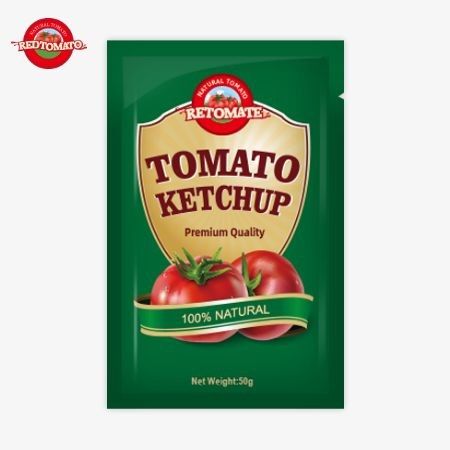 جعبه های 50 گرم کتشاپ از چین که توسط ISO HACCP و FDA گواهی شده اند با قیمت کارخانه در دسترس هستند.