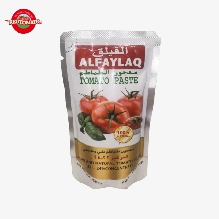 ALFAYLAQ مارک 70g سشیت پاست گوجه فرنگی ایستاده متمرکز به Brix 22 ٪ 24