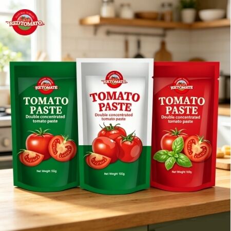 رب گوجه فرنگی پایه 100 گرمی با غلظت سه گانه و گواهینامه ISO، HACCP، BRC، FDA