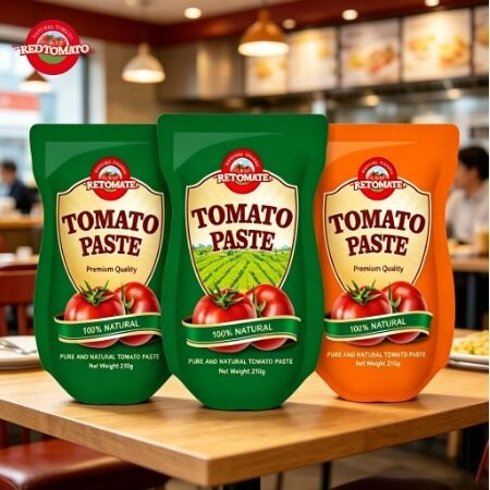 210 گرم پاست گوجه فرنگی با غلظت سه برابر و گواهینامه ISO HACCP BRC FDA