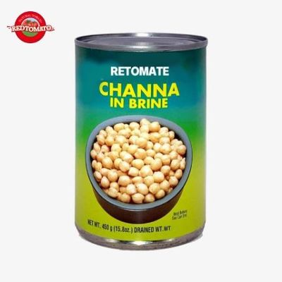 غذاهای قوطی خالص طبیعی لوبیا نخود مرغ در آب نمک 800 گرم گواهینامه FDA