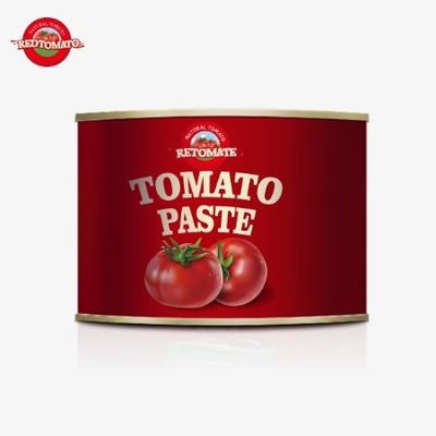 70 گرم قوطی با یک پوشش آسان باز شدن خانه درجه بالا کنسرت گوجه فرنگی کنسرو شده در داخل