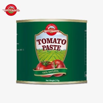 چين کارخانه OEM 210g ميله گوجه فرنگي خمیر استانداردهای توليد تنظیم شده توسط ISO HACCP و FDA