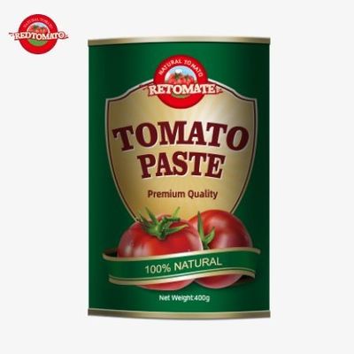400 گرام خمیر گوجه فرنگی مطابق با قوانین سختگیرانه بین المللی ایمنی مواد غذایی است
