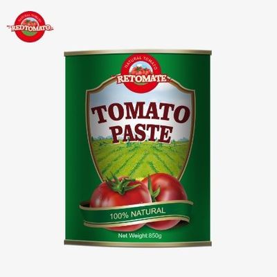 مواد غذایی چین غلظت دوبرابر بدون افزودنی خوشمزه آسان باز 850g پسته گوجه فرنگی کنسرو شده