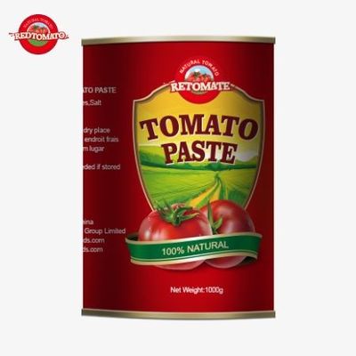 توليد كننده پسته گوجه فرنگي 1000 گرمي با کيفيت بالا، ارائه دهنده خدمات OEM