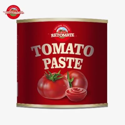 ۴۵۰۰ گرم پسته گوجه فرنگی کنسرو شده با استانداردهای ISO HACCP و BRC و همچنین استانداردهای تولید FDA مطابقت دارد