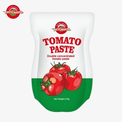 پاست گوجه فرنگی 210 گرم با استانداردهای تولید ISO HACCP BRC و FDA مطابقت دارد