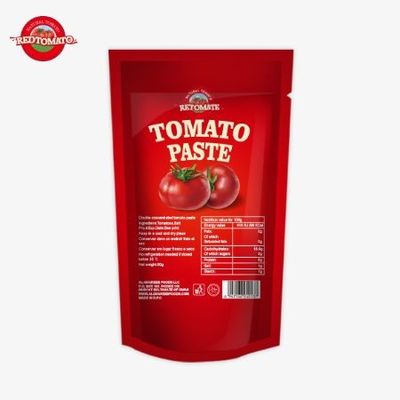 پاست گوجه فرنگی ISO 227g پاست گوجه فرنگی متمرکز دوگانه با خلوص 30٪ تا 100٪
