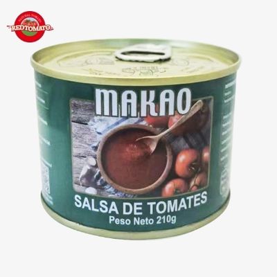 MAKAO 210g سالسا کنسرو شده از گوجه فرنگی Brix9-11%
