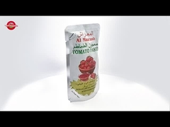 70 گرم پسته گوجه فرنگی بسته بندی شده با غلظت سطح بریکس 22-24٪